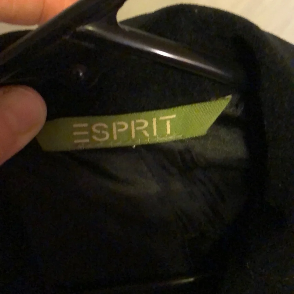 Esprit black 100% cotton velvet blazer w buttons